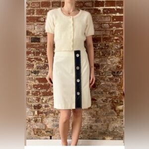 Vintage Early 2000s Michael Kors Locking Pencil Skirt size 4